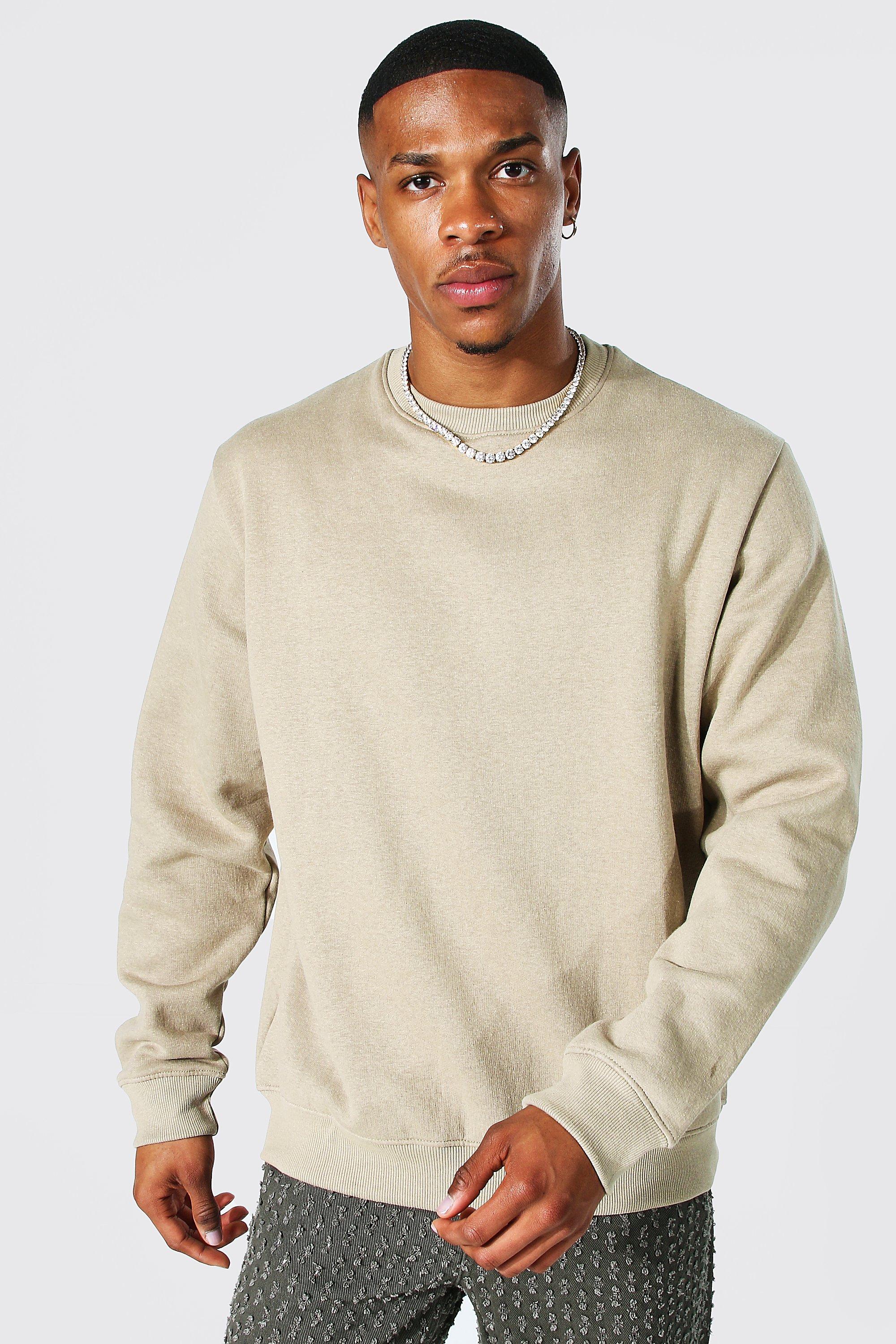 Mens best sale crew neck